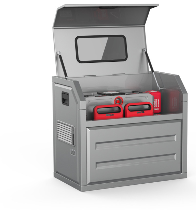 Carcasa protectora con almohadilla térmica para CyberTank